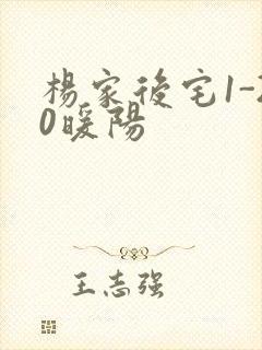 杨家后宅1-20暖阳