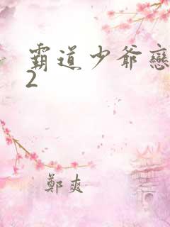 霸道少爷恋上我2