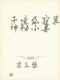 千亿盛宠慕少的神秘小妻