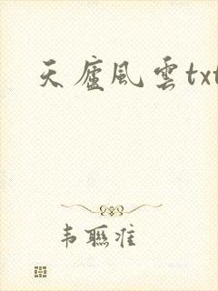 天庐风云txt