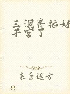 三洞齐插好深到子宫了