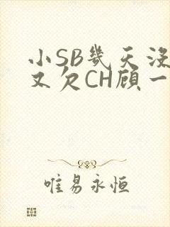 小SB几天没做又欠CH顾一成