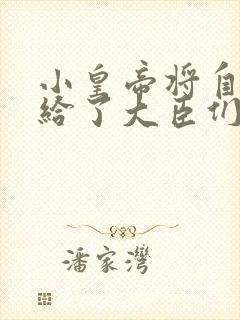 小皇帝将自己赏给了大臣们