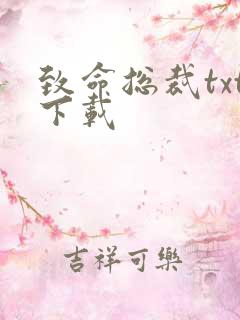 致命总裁txt下载