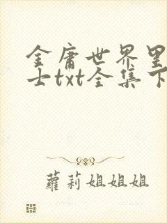 金庸世界里的道士txt全集下载