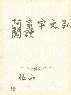 阿宁宇文弘免费阅读