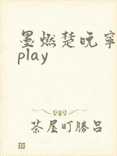 墨燃楚晚宁各种play
