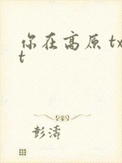 你在高原 txt