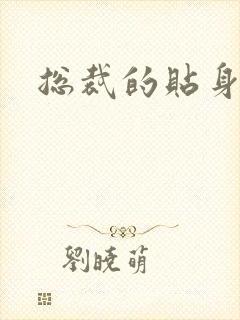 总裁的贴身冷秘