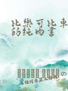 比乐可比车速快的纯肉书