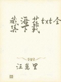 藏海花txt全集下载