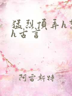 猛烈顶弄h禁欲h古言