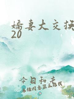 娇妻大交换1一20