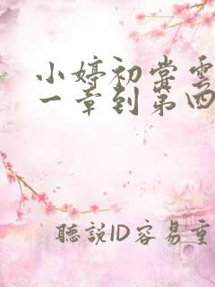 小婷初尝云雨第一章到第四章