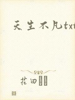 天生不凡txt