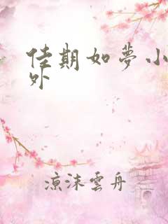 佳期如梦小说番外