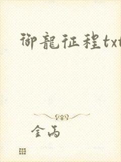 御龙征程txt
