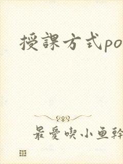 授课方式po
