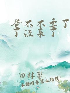 爸不不要了太满了流来了