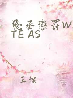 飞丞惩罚WRITE AS