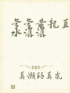 爹爹黄龙直捣溪水潺潺