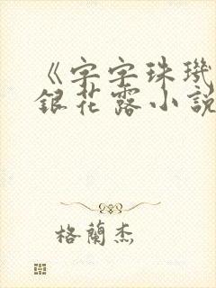 《字字珠玑》金银花露小说