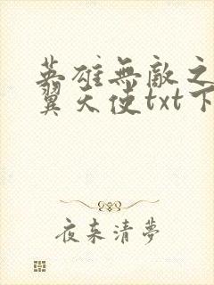 英雄无敌之十二翼天使txt下载