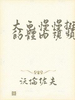 大龟慢慢挺进我的体内视频