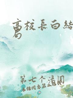 高校长白结大结局