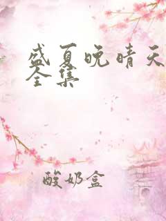 盛夏晚晴天小说全集