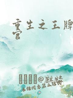 重生之王牌检察官