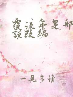 覆流年是哪部小说改编