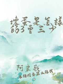 坏蛋是怎样炼成的3曹三少