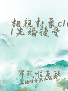 相亲对象c1v1先婚后爱