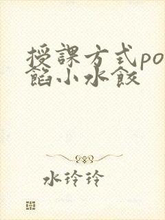 授课方式po肉馅小水饺