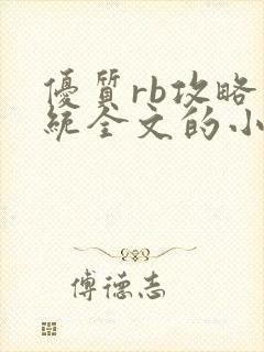 优质rb攻略系统全文的小说