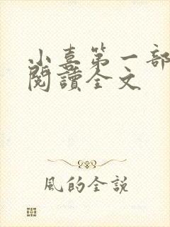 小喜第一部免费阅读全文