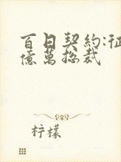 百日契约:征服亿万总裁