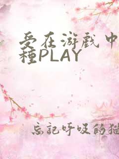 受在游戏中被各种PLAY
