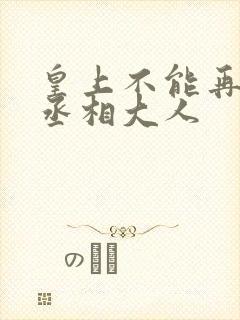 皇上不能再进了丞相大人