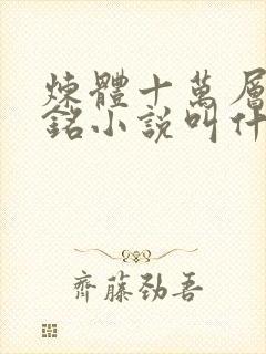 炼体十万层轩辕铭小说叫什么