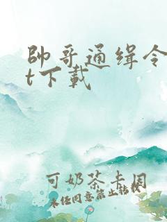 帅哥通缉令txt下载