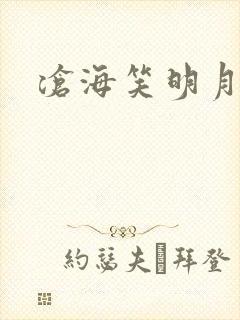 沧海笑明月