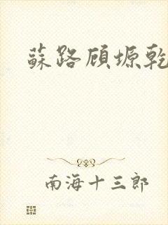 苏路顾塬乾小说