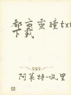 都市灵瞳txt下载