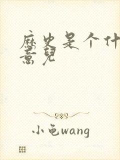 历史是个什么玩意儿