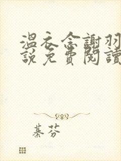 温衣念谢羽渊小说免费阅读