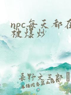 npc每天都在被爆炒