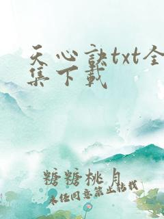 天心诀txt全集下载