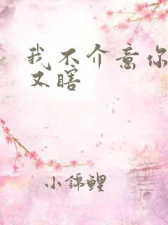 我不介意你又丑又瞎